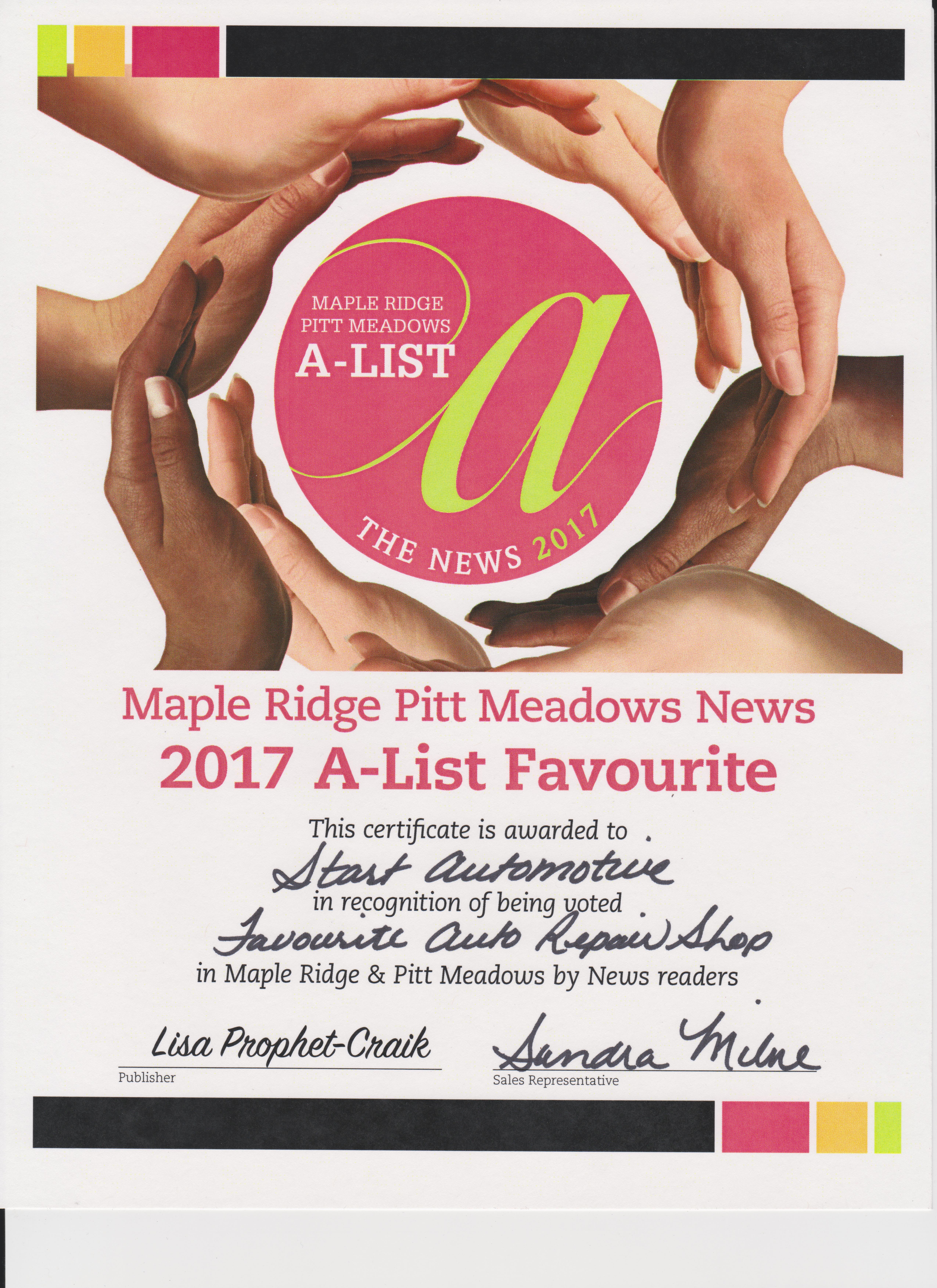 2017-A-List Favorite